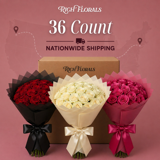 36 Rose Bouquet — Rich Florals Nationwide