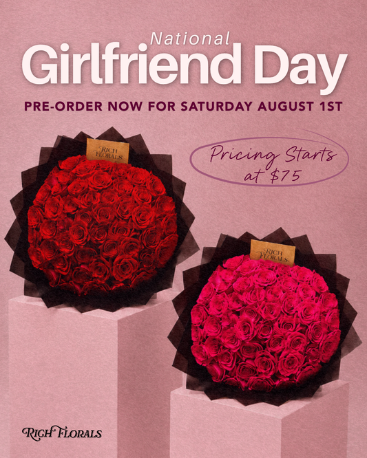 Build-Your-Bouquet: National Girlfriend Day Rose Bouquet Special