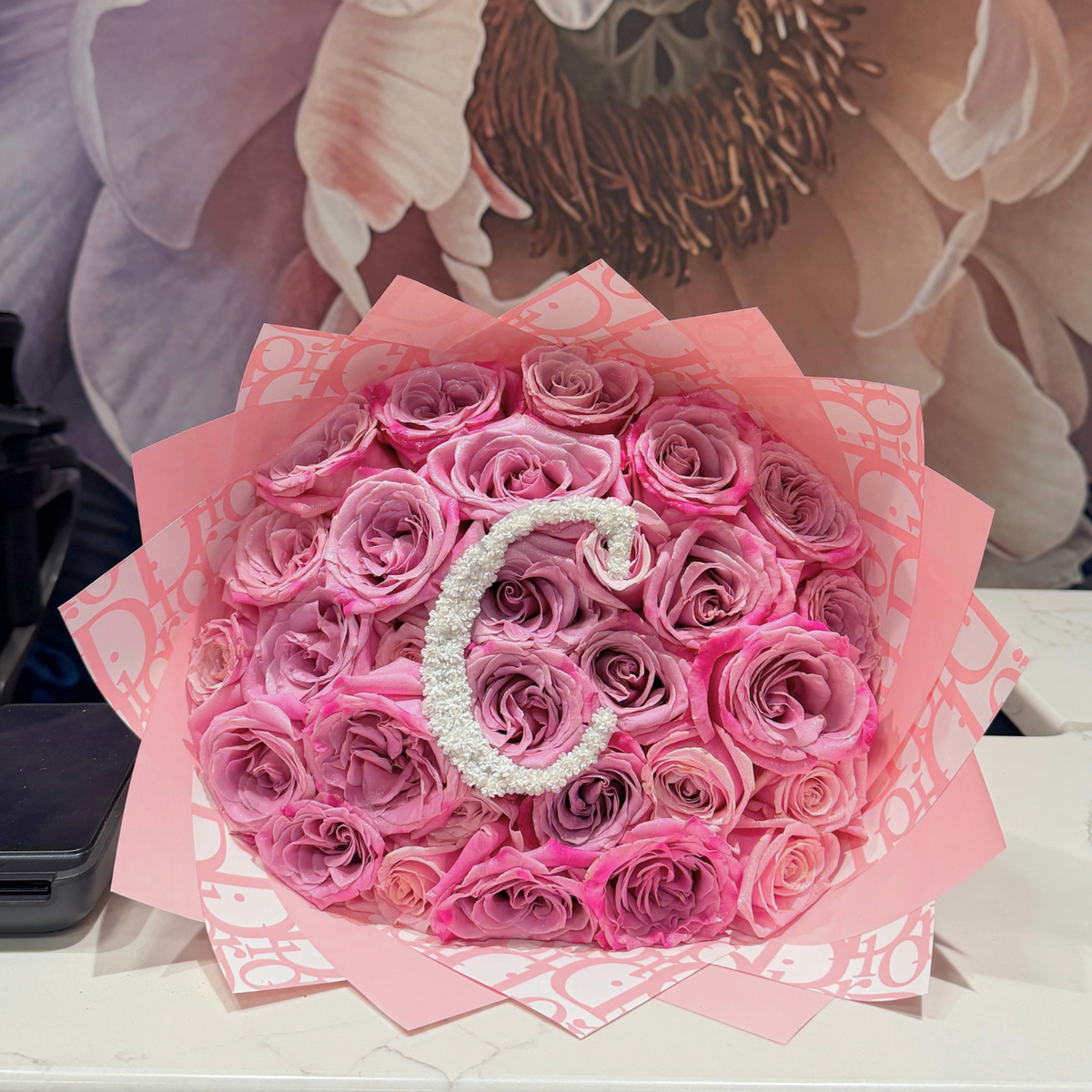 Initial Rose Bouquet